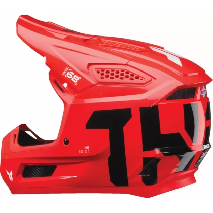 Cască Enduro - Cross THOR FLEET FORGE · Roșu / Negru  - 2