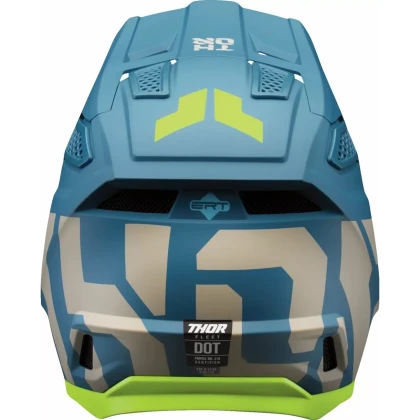 Cască Enduro - Cross Copii THOR FLEET FORGE · Albastru / Galben  - 1