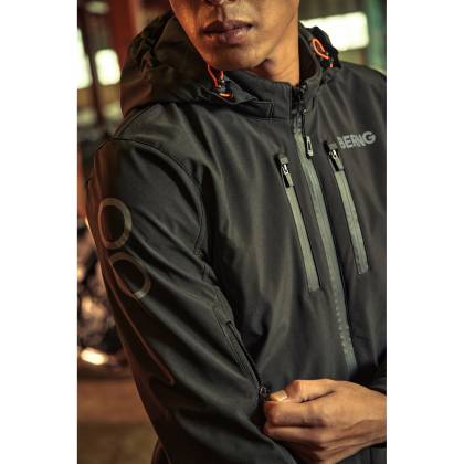 Geacă Moto din Textil BERING KERBY · Negru  - 9