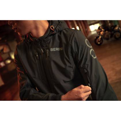 Geacă Moto din Textil BERING KERBY · Negru  - 10