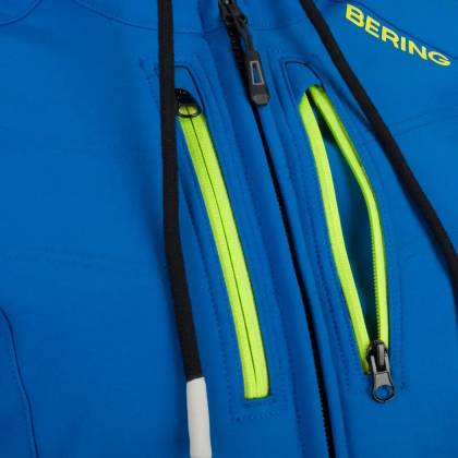 Geacă Moto Damă din Textil BERING LADY ROTOR · Albastru / Gri  - 5