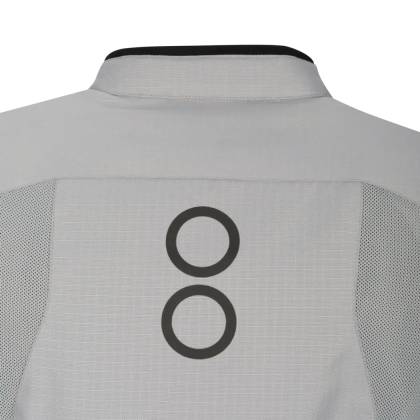 Geacă Moto Damă din Textil BERING LADY ZAO · Gri / Verde  - 4