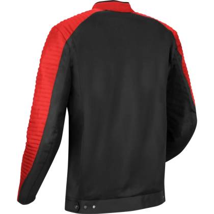 Geacă Moto de Vară din Textil SEGURA DIKINSON · Negru / Roșu  - 1