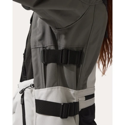 Geacă Moto Damă Touring din Textil REVIT SAND 5 H2O LADIES · Argintiu / Antracit  - 9