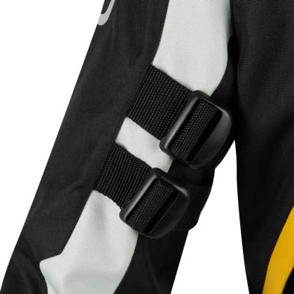 Geacă Moto Touring din Textil BERING ZEPHYR · Negru / Gri / Galben  - 9