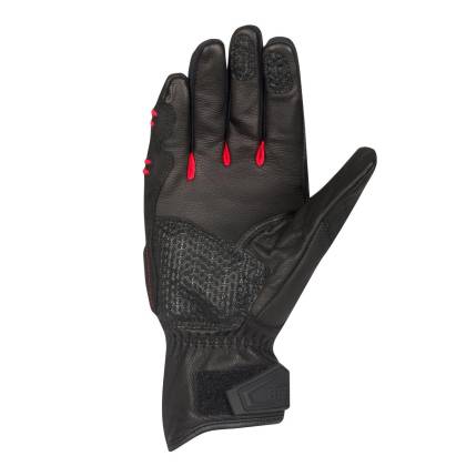 Mănuși Moto din Piele & Textil BERING PITTS · Negru / Roșu  - 1