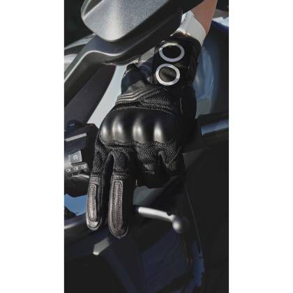 Mănuși Moto Damă din Piele & Textil BERING LADY PITTS · Negru  - 3
