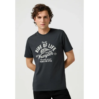 Tricou Casual WILD WEST Americana Tee fadad black 112362790 · Negru  - 1