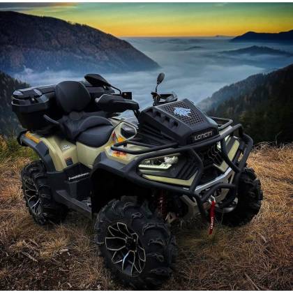 ATV LONCIN XWOLF 700 MUD, 686cc, 47.6 CP, 35kW, 2WD/4WD, T3b · Negru  - 9