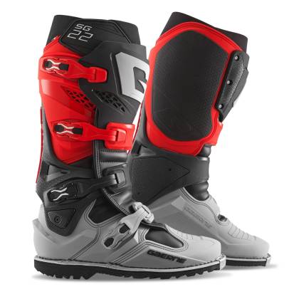 Cizme Enduro - Cross GAERNE SG22 2025 GORE-TEX® ENDURO – Ediție Limitată · Negru / Roșu / Gri  - 3