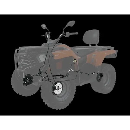 ATV LONCIN XWOLF 300, 271cc, 23 CP, 16.8kW, 2WD, T3b · Portocaliu  - 8