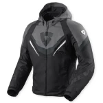 Geacă Moto din Textil REVIT QUANTUM 3 H2O · Negru / Gri