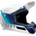 Cască Enduro - Cross THOR FLEET STORM · Alb / Albastru