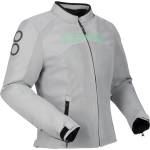 Geacă Moto Damă din Textil BERING LADY ZAO · Gri / Verde