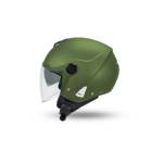 Cască Moto Open Face UFO PLAST NIXIE · Verde Mat