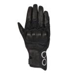 Mănuși Moto din Piele & Textil BERING PITTS · Negru
