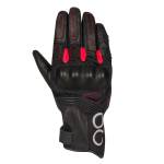 Mănuși Moto din Piele & Textil BERING PITTS · Negru / Roșu