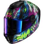 Cască Moto Integrală SHARK SPARTAN RS BLANK MAT SP · Negru / Verde / Mov