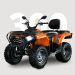 ATV LONCIN XWOLF 300, 271cc, 23 CP, 16.8kW, 2WD, T3b · Portocaliu