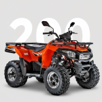 ATV LONCIN XWOLF 200, 196.2cc, 14.3 CP, 10.5 kW, 2WD, T3b · Portocaliu