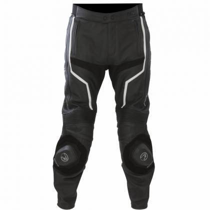 Pantaloni Moto din Piele & Textil BERING FLASH · Negru  - 0