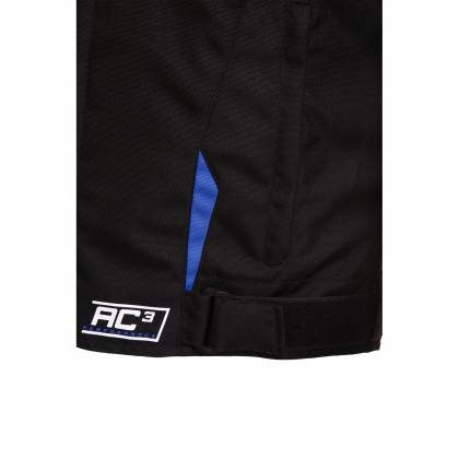 Geacă Moto din Textil BERING FIZIO · Negru / Albastru  - 4