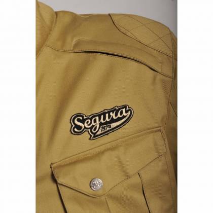 Geacă Moto Damă din Textil SEGURA LADY MOORE · Bej  - 7