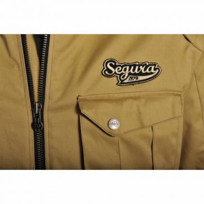 Geacă Moto Damă din Textil SEGURA LADY MOORE · Bej  - 6