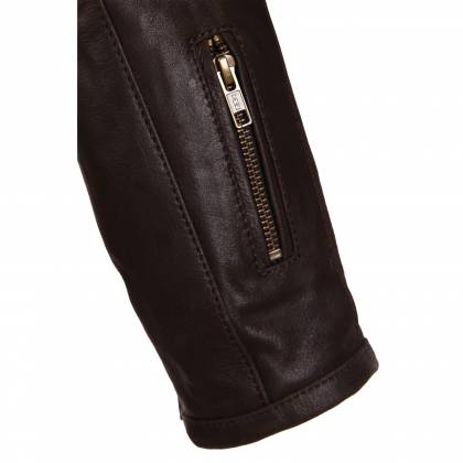 Geacă Moto Damă din Piele SEGURA LADY RETRO · Maro / Roz  - 4