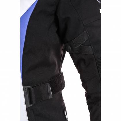 Geacă Moto Damă din Textil BERING LADY SAFARI · Negru / Alb / Albastru  - 4