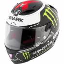 Cască Moto Integrală SHARK RACE-R PRO LORENZO MONSTER · Negru / Alb / Verde / Roșu