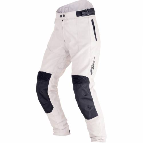 Pantaloni Moto Damă din Textil SPEED UP PIXIE · Alb / Negru 