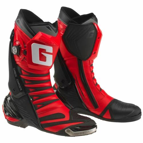 Cizme Moto Sport din Piele & Textil GAERNE GP1 EVO · Roșu / Negru 