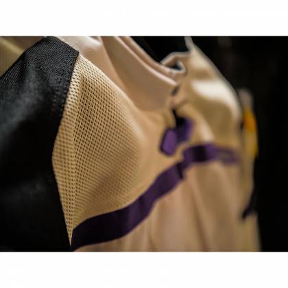 Geacă Moto Damă din Textil SIXGEAR LUNA · Gri / Mov  - 7