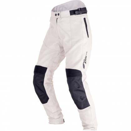 Pantaloni Moto Damă din Textil SPEED UP PIXIE · Alb / Negru  - 0