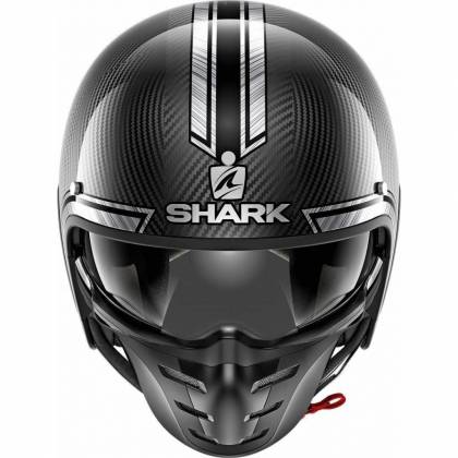 Cască Moto Open Face SHARK S-DRAK CARBON VINTA · Negru / Gri  - 1