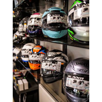 Cască Moto Integrală SHOEI NXR VARIABLE TC-5  · Negru / Gri / Alb  - 4