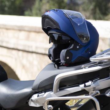 Cască Moto Flip-Up SHOEI NEOTEC-II SPLICER TC-5 · Negru / Gri  - 8