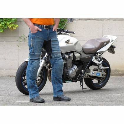 Blugi Moto Lungi cu Kevlar TRILOBITE PARADO · Albastru  - 15