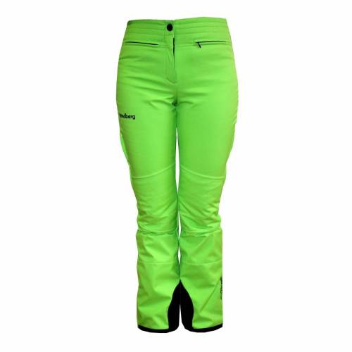 Pantaloni Outdoor / Schi Softshell Damă STRINDBERG 5072/8, Toraydelfy · Verde-Fluo / Negru 