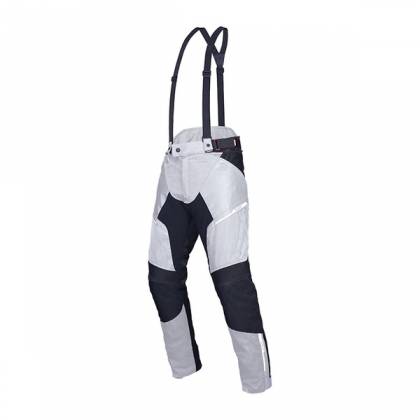 Pantaloni Moto din Textil SIXGEAR MORACA · Gri / Negru  - 0