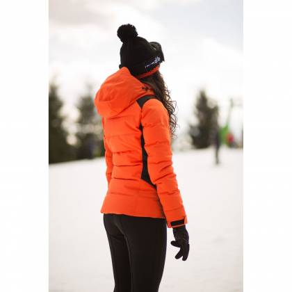 Geacă Outdoor / Schi Puf Damă STRINDBERG 5128 DEV, Dermizax · Portocaliu / Negru  - 7