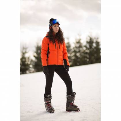 Geacă Outdoor / Schi Puf Damă STRINDBERG 5128 DEV, Dermizax · Portocaliu / Negru  - 5