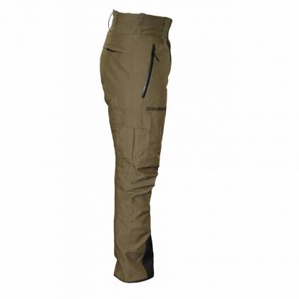 Pantaloni Softshell Outdoor / Schi STRINDBERG 2142DEV, Dermizax · Maro / Negru  - 6