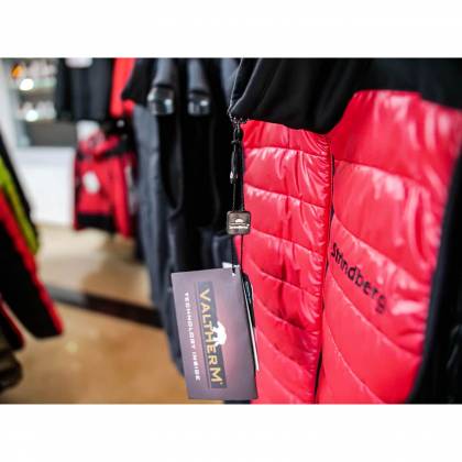 Vestă Puf STRINDBERG 2155 · Negru / Roșu  - 5