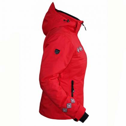 Geacă Outdoor / Schi Damă cu Motive STRINDBERG 5047D, Dermizax · Roșu / Negru  - 8