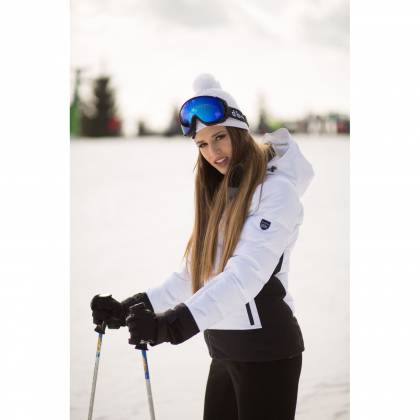 Geacă Outdoor / Schi Puf Damă STRINDBERG 5157T, Toraydelfy · Negru / Alb  - 4