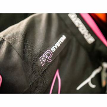 Geacă Moto Damă din Textil BERING LADY GUARDIAN · Negru / Roz  - 9