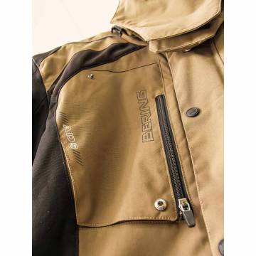 Geacă Moto din Textil BERING BRONKO · Negru / Maro  - 9