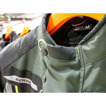 Geacă Moto din Textil BERING DARKO · Kaki / Negru  - 5